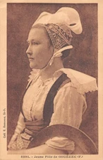29-GOUEZEC FOLKLORE JEUNE FILLE-N�5187-H/0003