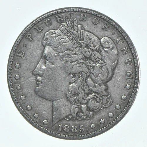 VF 1885 (P) Morgan Silver Dollar (1 coin) *4173