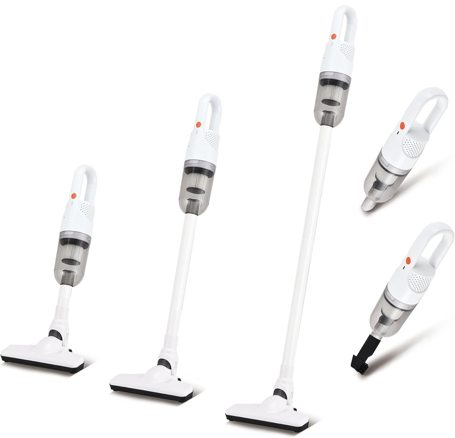 Aspirateur laveur sans fil puissant 12000Pa avec autonomie 35 min de 400W