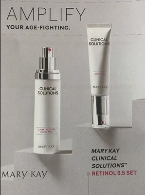 Mary Kay Clinical Solutions Set Retinol 0.5 & Calm Restore Facial Milk 
