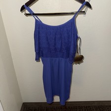 NWT Princess By Vera Wang Layered Dress Purple lace sz MS tiered