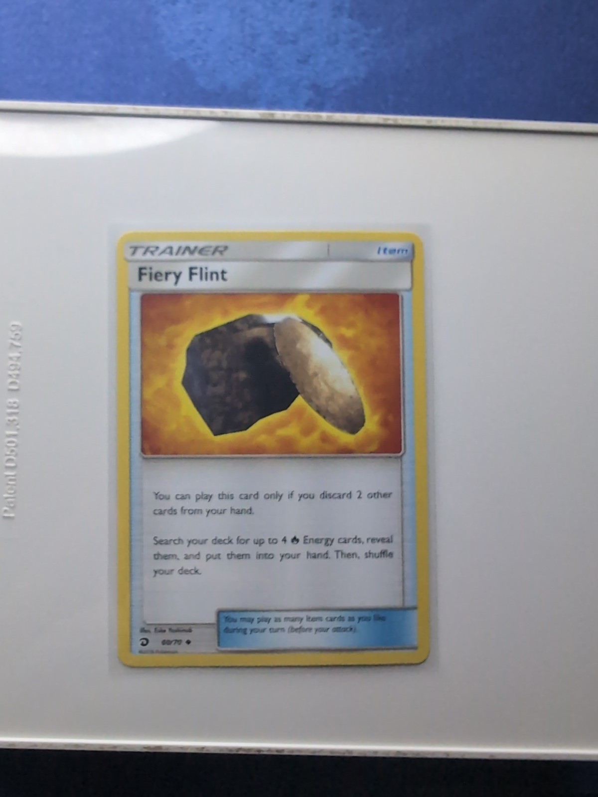 Fiery Flint - 60/70 Dragon Majesty- Uncommon NM