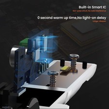 LED Fendinebbia 110W 14000LM H8/h9 Lampadine Luci Antinebbia 12V 6000k - Miniatura 5