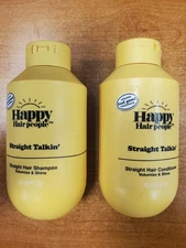 2 Pack: Happy Hair People STRAIGHT TALKIN' Shampoo/Conditioner (2563/2549) W6D