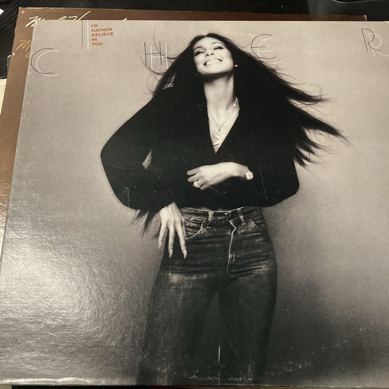 Cher I'd Rather Believe In You 1976 12" Vinyl LP Warner Bros. BS 2898 +Inner