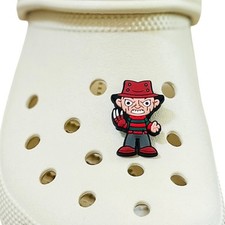 Croc Jibbitz  Nightmare on Elm Street Freddy Krueger Shoe Charm  Horror Gift
