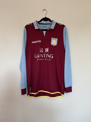 AGBONLAHOR 11 Aston Villa Football Shirt Men's XL Macron 2012/13