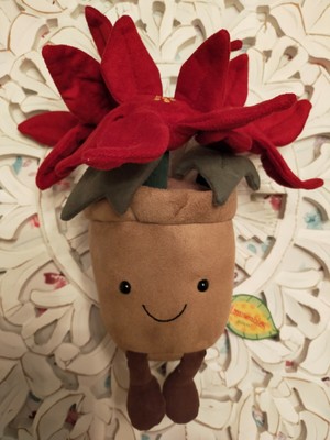 JELLYCAT - Amuseables Poinsettia - CHRISTMAS - Pot Plant - Free p&p - NEW! ð | eBay