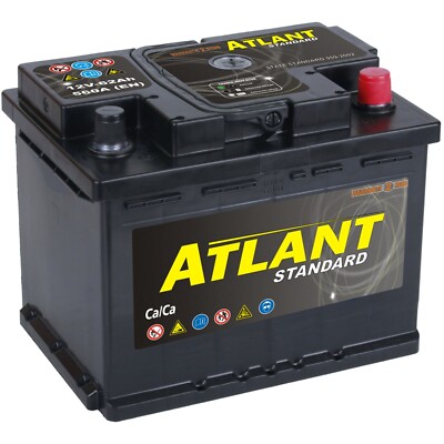 Autobatterie 62Ah 12V 560A/EN ATLANT TOP ANGEBOT SOFORT & NEU 62 Ah