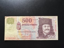 Hungary 500 Forint Banknote 2006 Old Circulated 50th Anniversary Bank Bill p-194