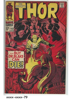 Thor #153   June 1968 Marvel Comics 
