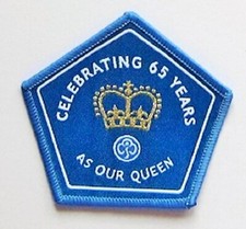 Girl Guide Badge - Celebrating 65 Years as our Queen - New