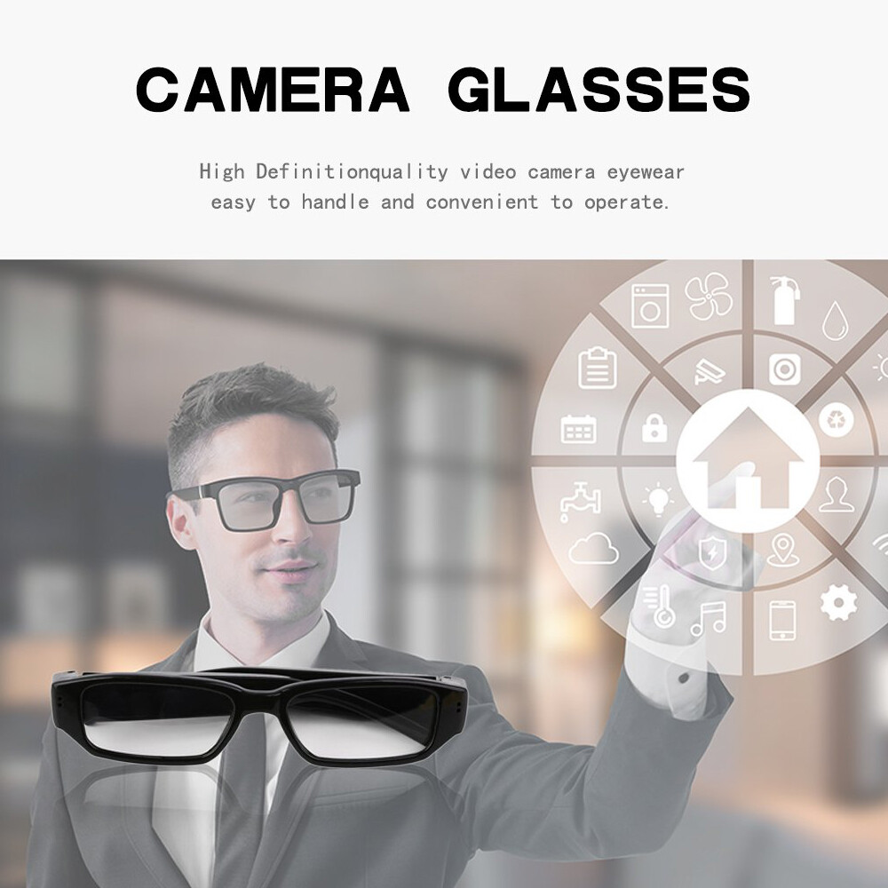 Mini Hidden Glasses Camera HD 1080P Eyewear Video Recorder DVR VR