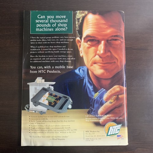 Wood Magazine August 2000 Simple Settee Full Size Patters Inside + More! - Picture 4 of 4