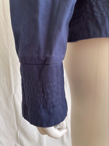 Apt. 9 Women's Jacket Coat Purple Stretch Slim Fit Long Sleeve Button Up Size L - Picture 4 of 11