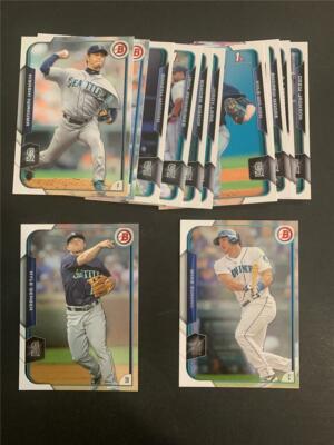 2015 Bowman Seattle Mariners Team Set 13 Cards With Prospects & Draft