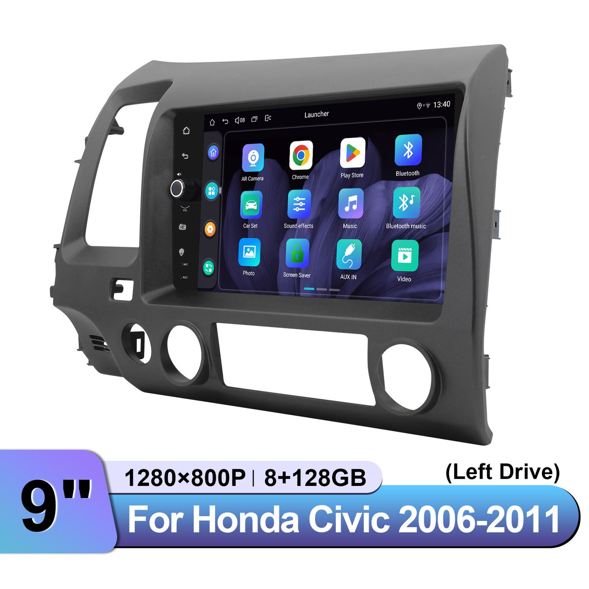 JOYING Octa Core 8+128GB 9 Inch Carplay Head Unit For Honda Civic