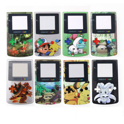 UV Printed Shell Case Housing For Gameboy Color GBC Backlight IPS LCD Mod Kits