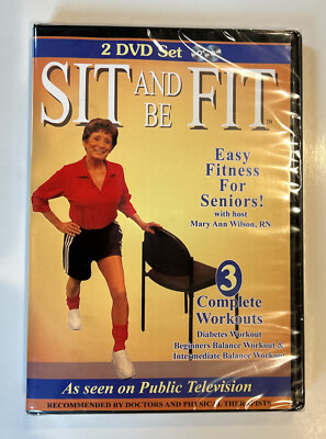 Sit And Be Fit  Diabetes Workout  DVD Set - Brand New - Sealed! (3 Workouts)