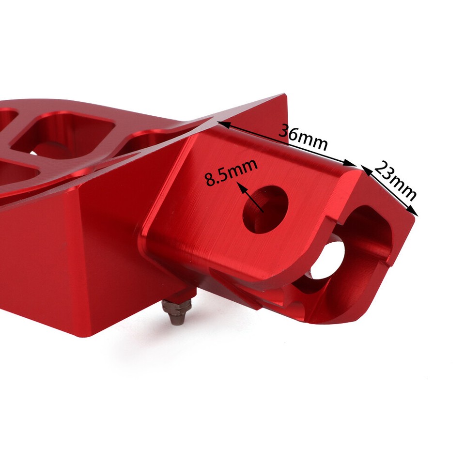 UPTBSFLS For Hon&da CRF50 CRF70 CRF110 XR50 XR70 XR110 Motorcycle Foot Pegs Rests Non-Slip Footpegs Off-road Pedals Pedals(Blue - Foto 10