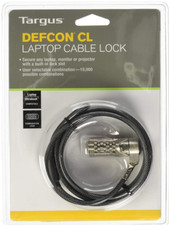 Targus Laptop Cable Lock Defcon CL, 6.5' long, Combination Code Lock NEW 