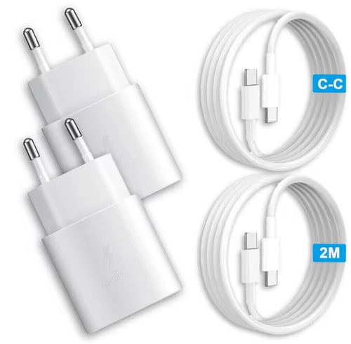 Samsung Szybka ładowarka 25W Kabel ładujący Adapter Zasilacz Wtyczka Typ C DE Stock - Zdjęcie 11 z 13