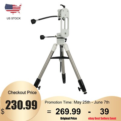 SVBONY SV225 Alt-Azimuth AZ Telescope Mount + Aluminum Tripod Sturdy Extendable