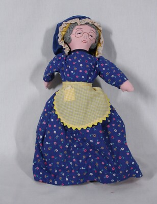 VINTAGE TOPSY TURVY LITTLE RED RIDING HOOD GRANDMA FLIP REVERSIBLE DOLL 17 