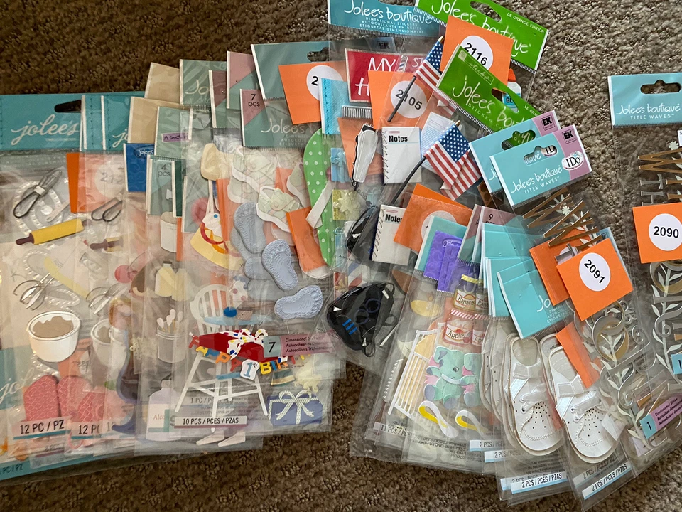 Jolee's Boutique Dimensional Sticker Wedding Baby Easter School Jolees YOU PICK