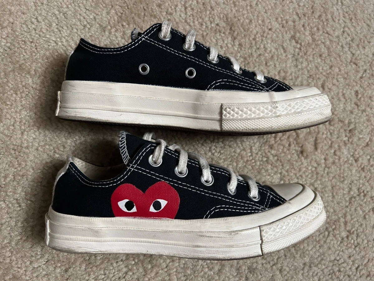 Comme des Garcons x Converse Play Chuck 70 Low Black / 5