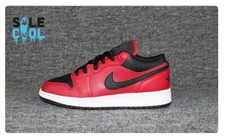 Nike Air Jordan 1 Low GS Gym Red Black White Shoes 553560-605