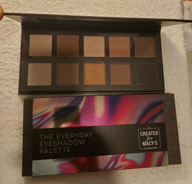 (2 SET ) Macy's Beauty Coll. Everyday Eyeshadow Palette 10 Shades
