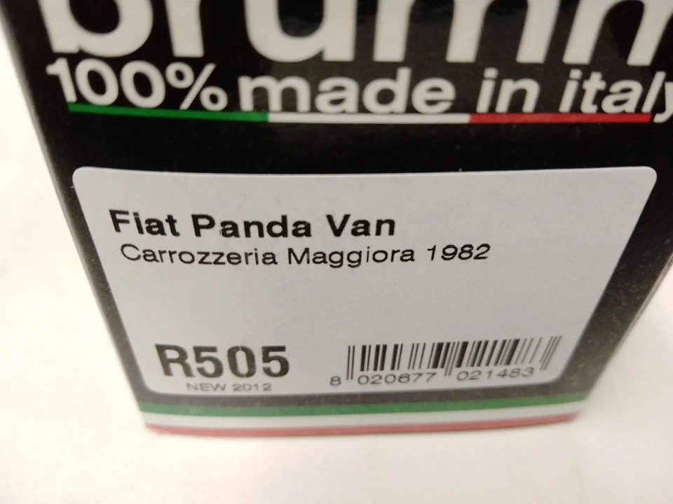 Brumm Fiat Panda Van Carrozzeria maggiora 1982 1/43 R505 - Immagine 2 di 2