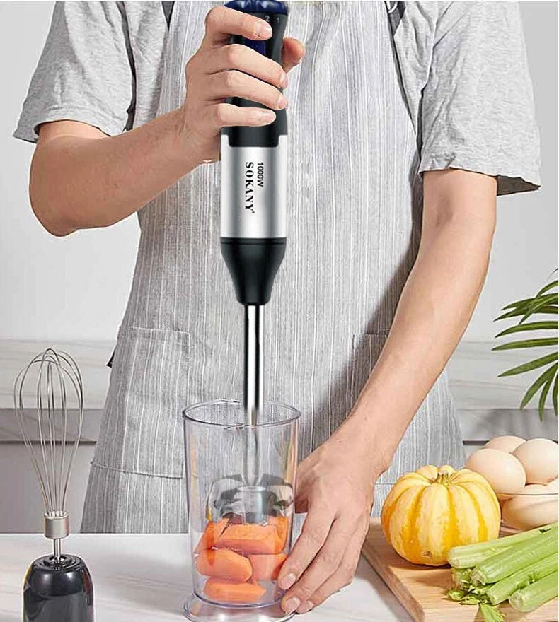 4 in 1 1000W 6 Speed powerful hand held electric food Blender Mixer Stick UK
Opens in a new window o