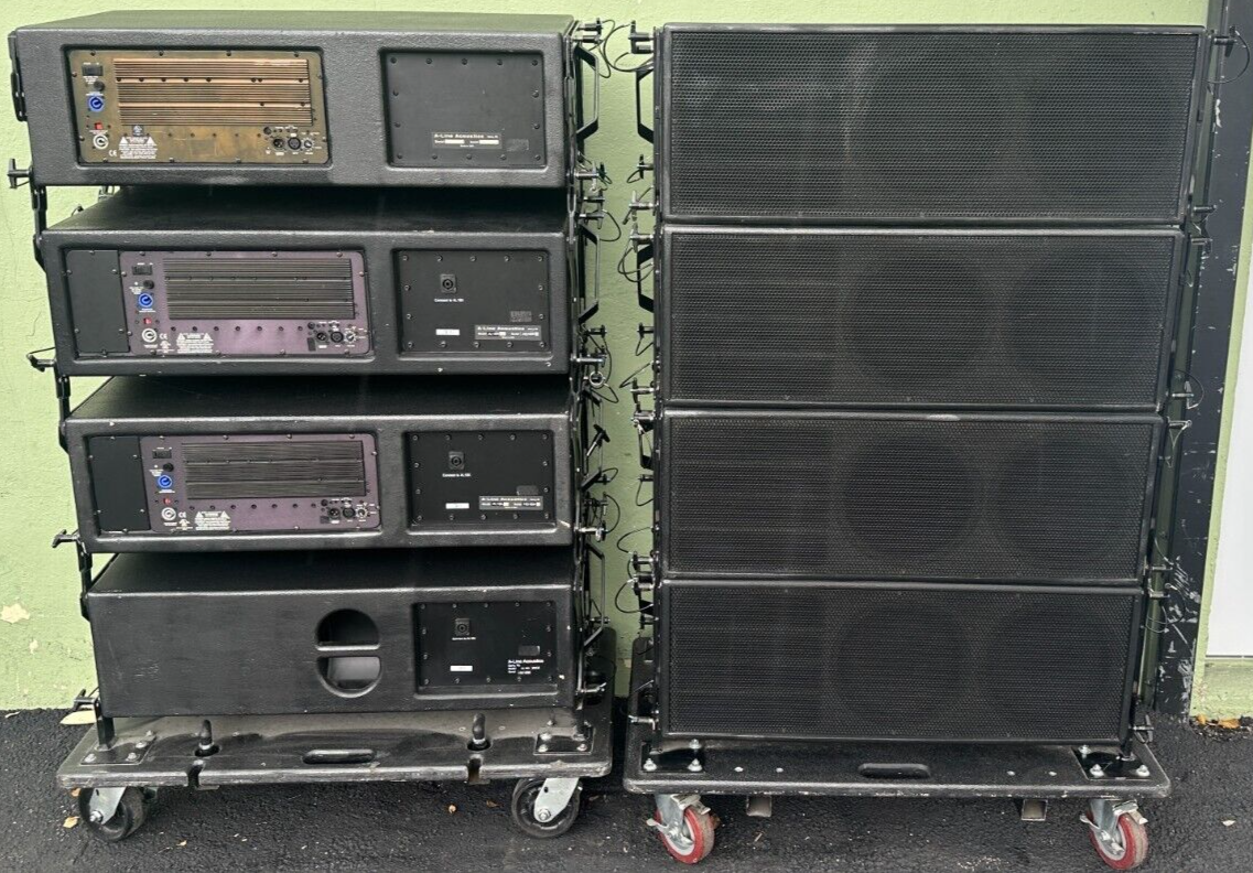 A-Line Acoustics ALA10A Powered Line array #7210.7237 (Lot of 4 )THS | eBay