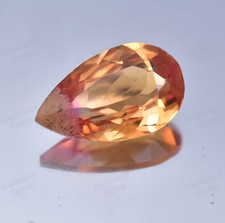 FLAWLESS Natural Padparadscha Sapphire 4.60 Ct Pear Certified Loose Gemstone