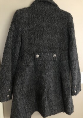 【新品】PATRIZIA PEPE ボア スエード ロングコート ジッパー 40 新品】PATRIZIA PEPE ボア スエード ロングコート ジッパー 40