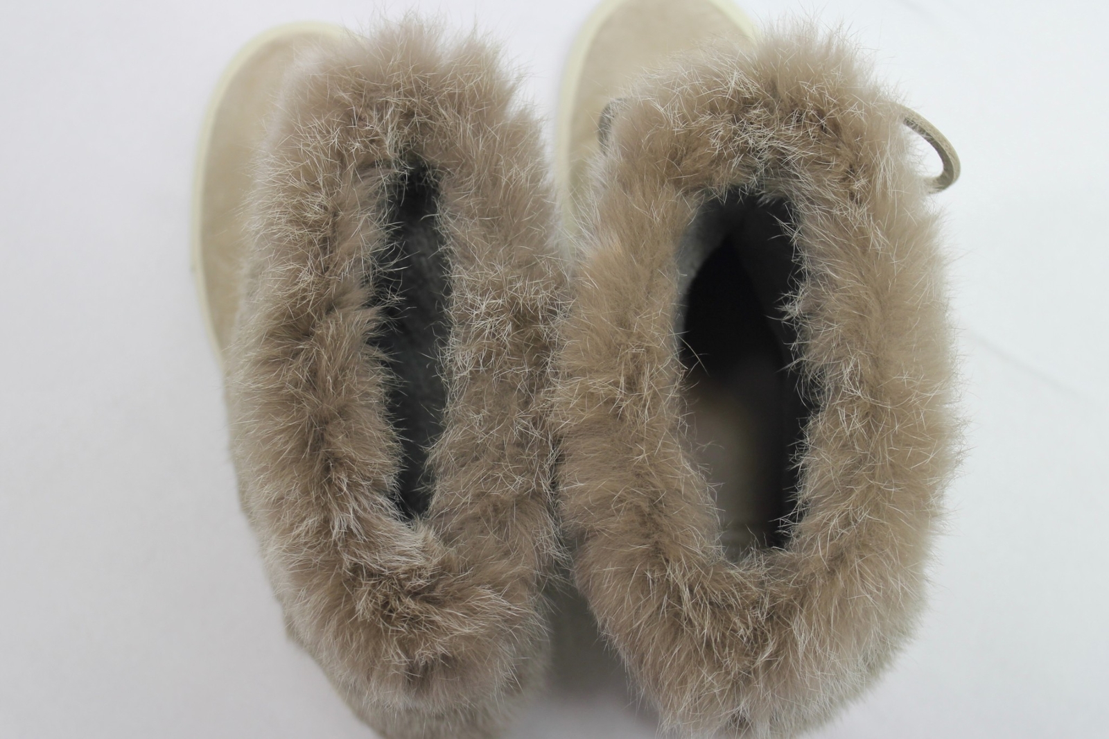 Tory Burch Angelica Rabbit Fur Suede Leather Tassel Boots 8M | eBay