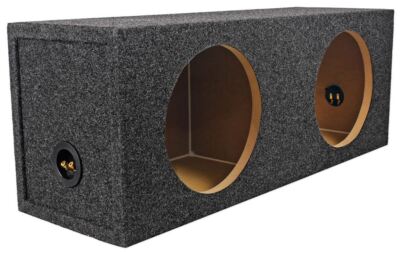 Rockville RD10 Dual 10  1.0 cu.ft. 3/4'' MDF Sealed Subwoofer Enclosure Sub Box