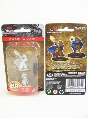 WZK72621 - D&D Nolzur's Marvelous - Unpainted Dwarf Female Wizard