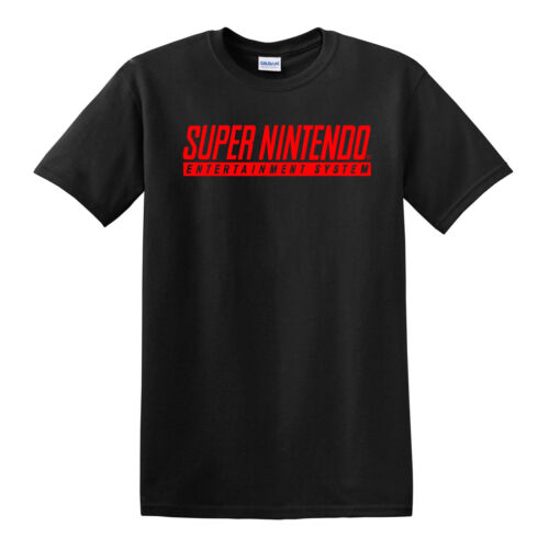 SUPER NINTENDO T-shirt - S to 6XL - Classic Retro Gaming SNES - Afbeelding 1 van 4