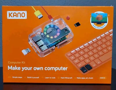 Kano Make Your Own Computer Kit 1000K-02 Element 14 Raspberry Pi 3 | Sealed New