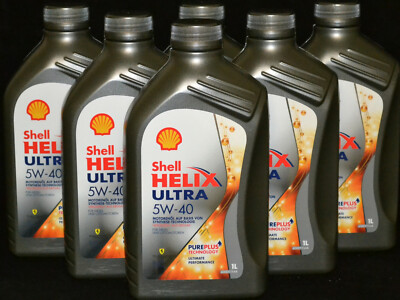 7x1 Liter Shell HELIX Ultra 5W-40 Motoröl 5W40 MERCEDES 229.5 BMW Porsche 