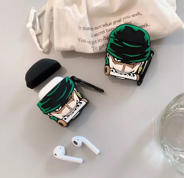 3D One Piece Zoro Design Protective AirPod Case For AirPods 1/2/3