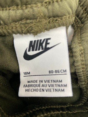 NEW Nike 2 Piece Set Outfit Cargo Camo suit Zip Jacket Pants Boys Toddler 18 MO - Picture 9 of 10