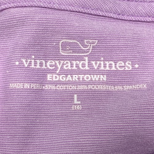 Vineyard Vines Sudadera con Capucha Talla L 16 Edgartown Camiseta Púrpura Ligera Niña - Imagen 6 de 8