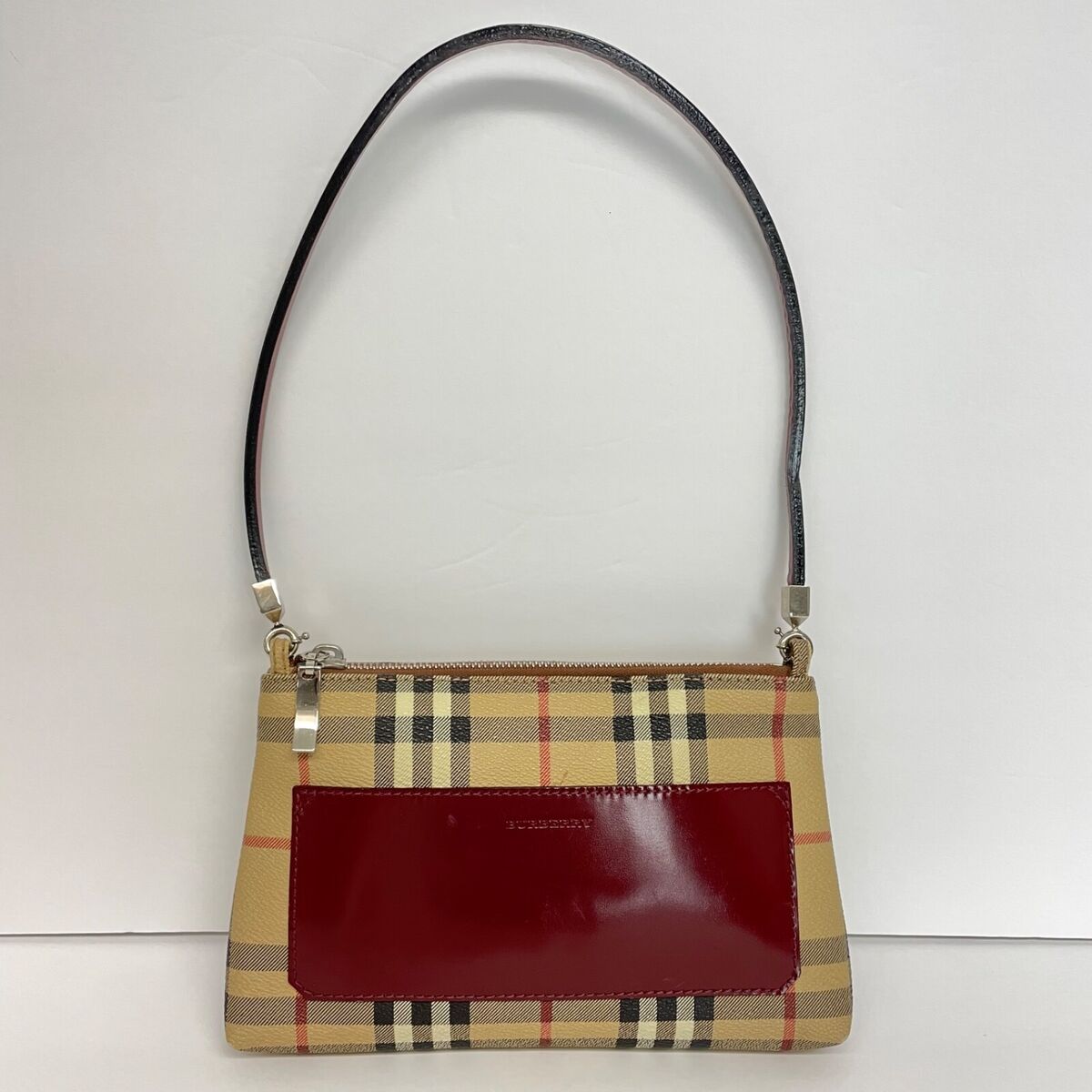 BURBERRY Vintage Nova Check Haymarket Mini Shoulder Bag BURBERRY Vintage Nova Check Haymarket Mini Shoulder Bag