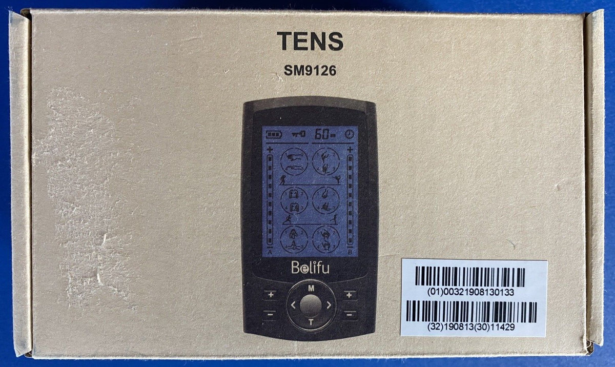 Belifu Dual Channel Tens Unit Electro Muscle Stimulator