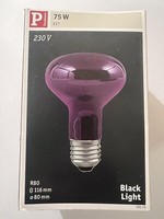 Reflektorlampe R80 75W E27 GlüHbirne - Schwarzlicht