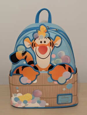 Loungefly Disney Winnie the Pooh Tigger Bathtime Mini Backpack New